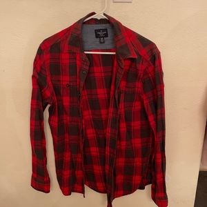 American Eagle flannel button down.